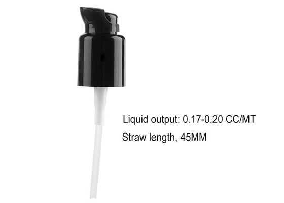 24/410 dispensador negro del espray bombea el color modificado para requisitos particulares con los materiales plásticos de los PP