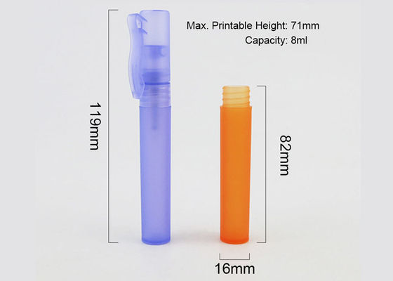 Tipo botella de la pluma del tapón de tuerca 15ml del espray de perfume