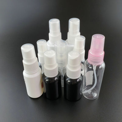El dispensador del espray bombea embalaje reutilizable plástico de la botella transparente del espray el mini