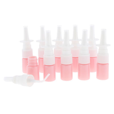 Botella recargable plástica del espray nasal de la ronda 15ml