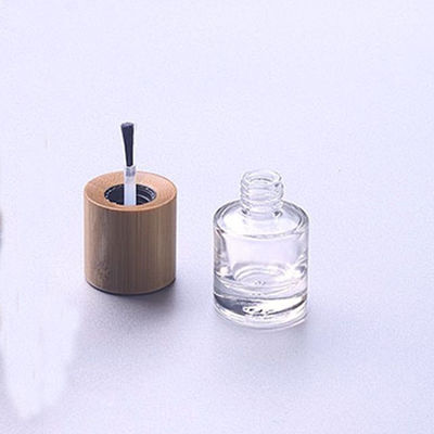 Casquillo de bambú de la botella del esmalte de uñas de ISO2000 13m m 15m m componer la botella cosmética