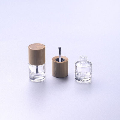 Casquillo de bambú de la botella del esmalte de uñas de ISO2000 13m m 15m m componer la botella cosmética