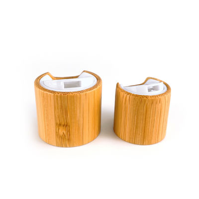 cierres de la 20/410 del disco del top botella de madera de bambú de empaquetado de bambú naturales del casquillo