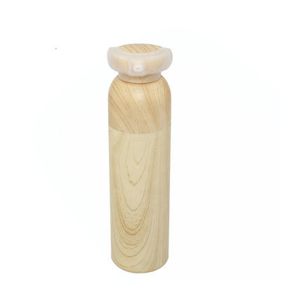 Botella privada de aire de bambú 15ml 30ml 40ml 50ml de la botella cosmética plástica de la bomba del nuevo producto
