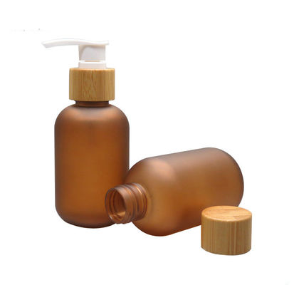 250ml heló la botella del ANIMAL DOMÉSTICO de Amber Cosmetic con la bomba de bambú