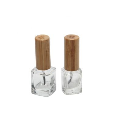 botella de vidrio vacía de alta calidad del esmalte de uñas de la botella del esmalte de uñas 10ml con el cepillo