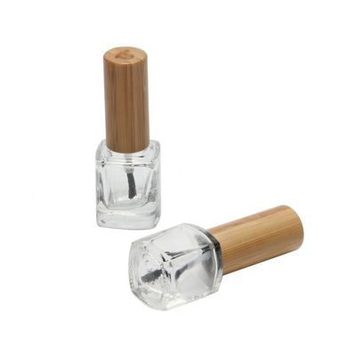 botella de vidrio vacía de alta calidad del esmalte de uñas de la botella del esmalte de uñas 10ml con el cepillo