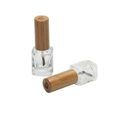 botella de vidrio vacía de alta calidad del esmalte de uñas de la botella del esmalte de uñas 10ml con el cepillo