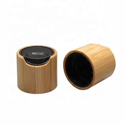 Las tapas de bambú de los casquillos del top del disco de Consmetic del top de bambú del disco cubren para las botellas cosméticas