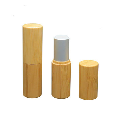 cosmético de bambú del envase vacío del tubo de la barra de labios de 12.1m m favorable al medio ambiente