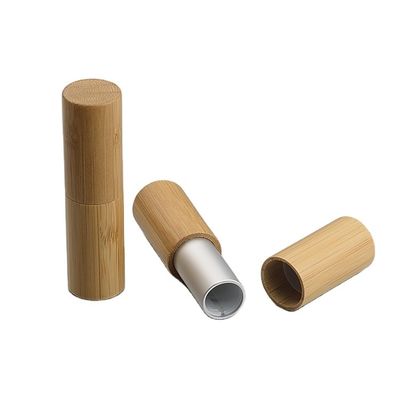 cosmético de bambú del envase vacío del tubo de la barra de labios de 12.1m m favorable al medio ambiente
