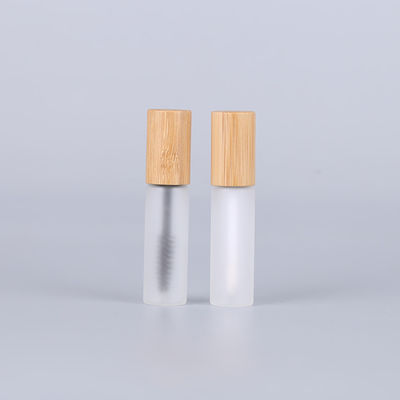 tubo cosmético de bambú del rimel del maquillaje de la botella del rimel 7ml con el cepillo de la pestaña