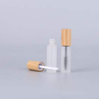 tubo cosmético de bambú del rimel del maquillaje de la botella del rimel 7ml con el cepillo de la pestaña