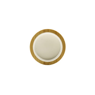 24/410 tapón de tuerca de madera de la tapa de bambú natural para la botella cosmética respetuosa del medio ambiente