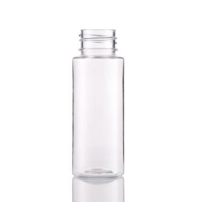 Cosmético de bambú de Qulity del animal doméstico del plástico transparente 60ML el alto embotella las botellas vacías de la loción