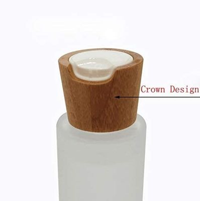 Cierres de la 20/410 del disco del top botella de madera de empaquetado de bambú naturales de Consmetic